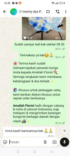 Testimonial Standing Flower citorek barat